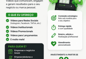 Eu vou Criar seu vídeo da forma que você deseja.