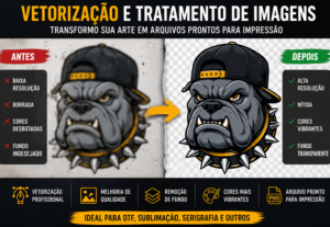 Eu vou preparar sua arte para impressão profissional