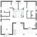 Eu vou desenhar em cad 2d planta baixa de casa
