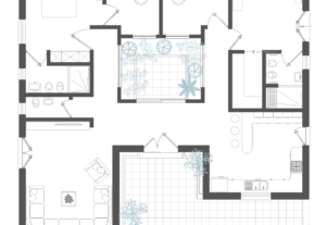 Eu vou desenhar em cad 2d planta baixa de casa