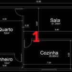 Eu vou desenhar em cad 2d planta baixa de casa