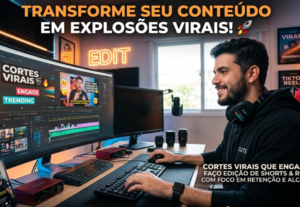Eu vou criar cortes do seu vídeo que te geram engajamento