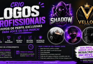 Eu vou Criar logos e fotos de perfil profissionais