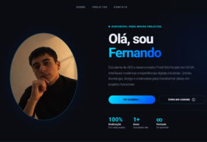 Eu vou criar landing pages modernas e responsivas