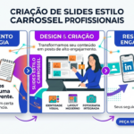 Eu vou fazer apresentações estilo carrossel.