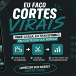 Eu vou criar cortes do seu vídeo e te gerar engajamento