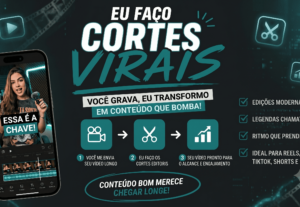Eu vou criar cortes do seu vídeo e te gerar engajamento