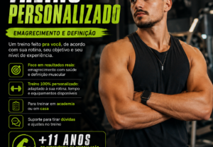 Eu vou fazer Montagem de treino personalizado para emagrecim...