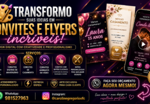 Eu vou fazer o melhor convites personalizados