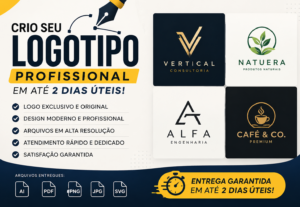 Eu vou criar seu logotipo em 2 dias úteis