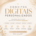 Eu vou criar um convite digital personalizado