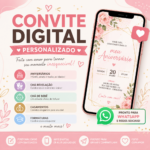 Eu vou criar um convite digital personalizado