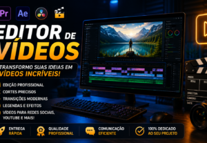 Eu vou fazer a edição de seu vídeo.