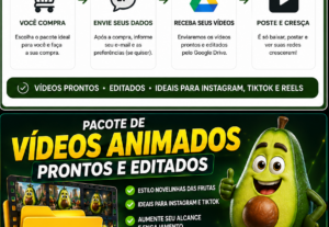 Eu vou criar videos curtos animados de iA para você viraliza...