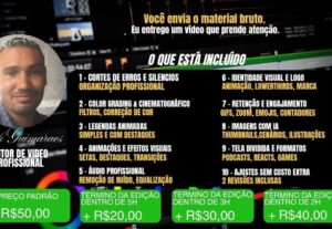 Eu vou fazer o melhor vídeo promocional para você.