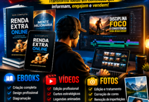 Eu vou fazer Criação de eBooks, Edição de Vídeos e EBook