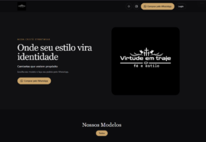 Eu vou fazer sua landing page personalizada