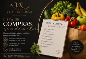 Eu vou fazer sua lista de compras saudável