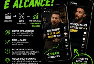 Eu vou Fazer corte para engajamento e alcance do seu vídeo