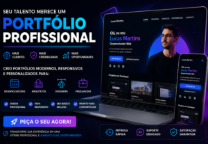 Eu vou Criar um Portfólio Web para Destacar seu Trabal