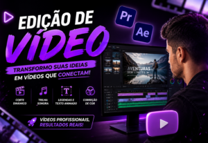 Eu vou editar suas gameplays de maneira profissional
