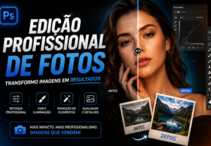 Eu vou fazer uma edição profissional nas suas fotos
