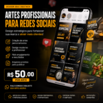 Eu vou fazer suas artes de forma profissional.