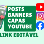 Eu vou fazer 2 posts profissional com link editável