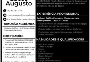 Eu vou fazer seu currículo em modelo ATS