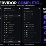Eu vou fazer servidores no discord completo para você