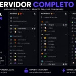 Eu vou fazer servidores no discord completo para você