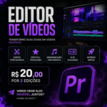 Eu vou EDITAR 2 videos por apenas 20 reais Vídeos profission...