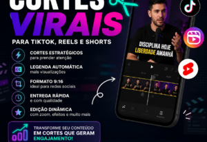 Eu vou Transformar Vídeos Longos em Cortes Virais