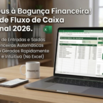 Eu vou Criar uma planilha de controle de entradas e saídas
