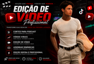 Eu vou fazer cortes, legendas e edição de video