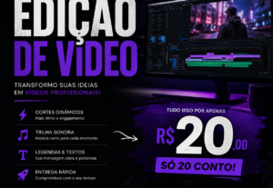 Eu vou editar seu vídeo curto, para tiktok ou instagram.