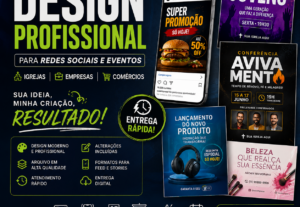 Eu vou Design Comercial: Artes Chamativas para Negócios