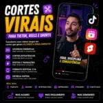 Eu vou Transformar seus vídeos em cortes que geram alcance