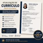Eu vou criar e atualizar seu currículo e perfil do LinkedIn