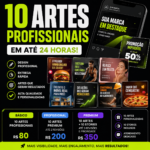 Eu vou fazer 10 posts para redes sociais em até 24h