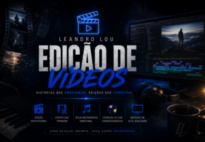 Eu vou editar seus vídeos para Reels, TikTok e Shorts