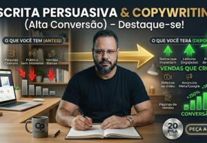 Eu vou fazer Escrita Persuasiva e Copywriting Alta Conversão