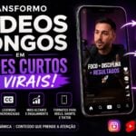 Eu vou transformar vídeos longos em clipes Curtos e Virais