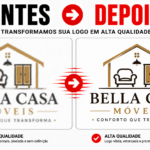 Eu vou refazer sua logo em alta qualidade e em varios format...