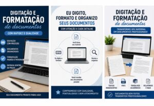 Eu vou digitar e formatar documentos