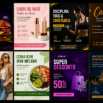 Eu vou criar 30 artes profissionais para seu Instagram