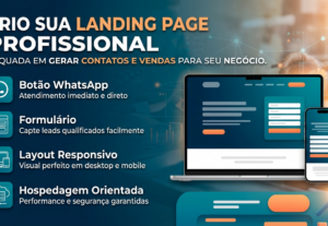 Eu vou criar uma landing page para captar clientes