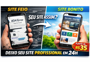 Eu vou deixar seu site profissional e responsivo com css