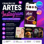 Eu vou criar artes para Instagram para o seu negócio