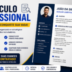 Eu vou criar um currículo profissional moderno e atrativo.